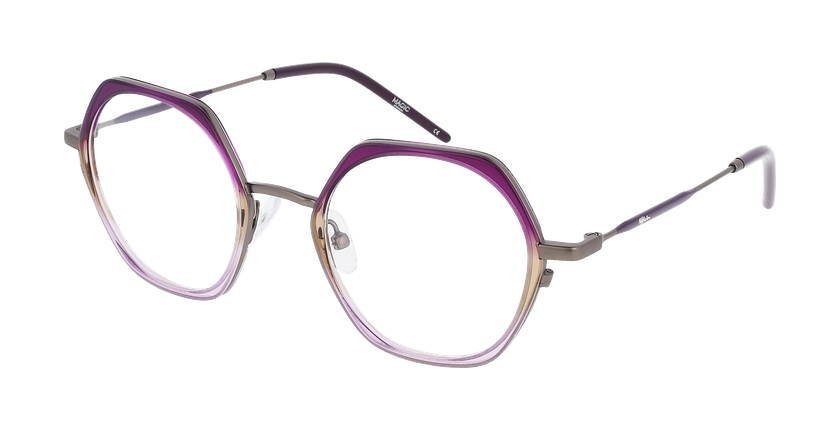 Lunettes de vue femme MAGIC220 violet - Vue de face