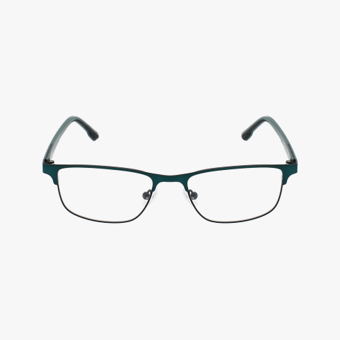 Lunettes de vue homme AYDAN vert Vue de face