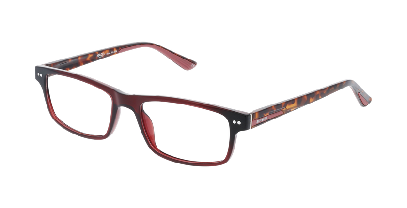 Lunettes de vue homme ALBIN rouge - Vue de face