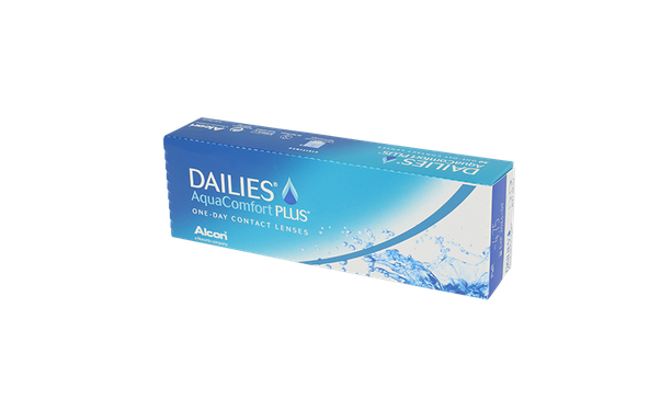 Lentilles de contact Dailies AquaComfort Plus 30L - Vue de face