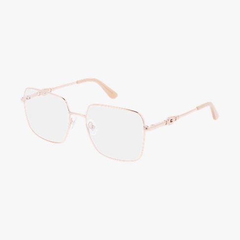 Lunettes de vue femme GU2953 dorée/rose