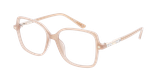 Lunettes de vue femme MAGIC259 rose/dorée - Vue de face