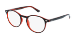 Lunettes de vue enfant MAGIC KAY noir/rouge - Vue de face