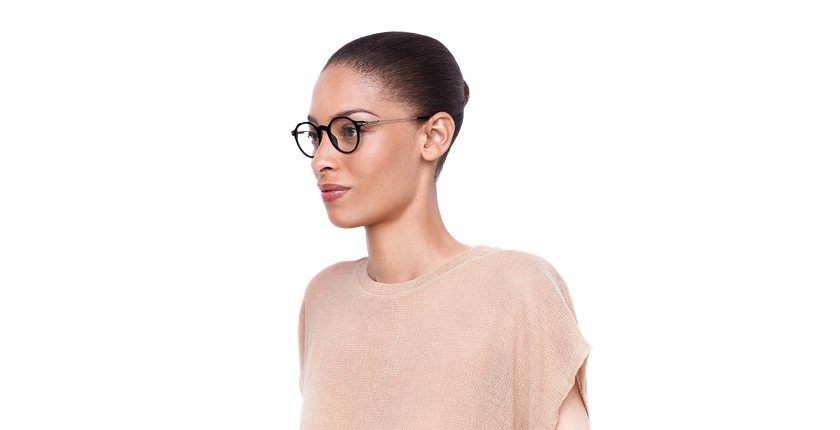 Lunettes de vue femme MAGIC247 écaille/gris - Vue de face