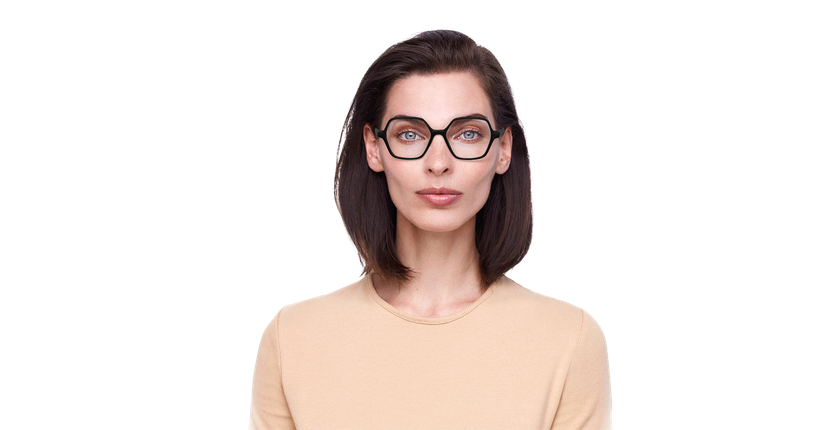 Lunettes de vue femme RZERO43 noir - Vue de face