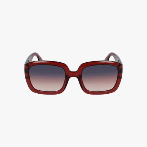 Lunettes de soleil femme DDIOR rouge Vue de face