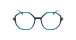 Lunettes de vue femme DIANE vert - Vue de face