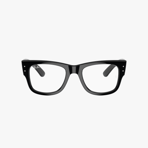 Lunettes de vue MEGA WAYFARER RX0840V noir Vue de face