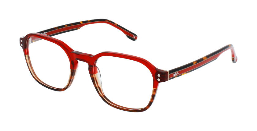 Lunettes de vue homme MAGIC207 rouge - Vue de face