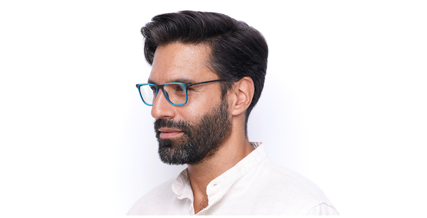 Lunettes de vue homme MAGIC 183 bleu - Vue de face