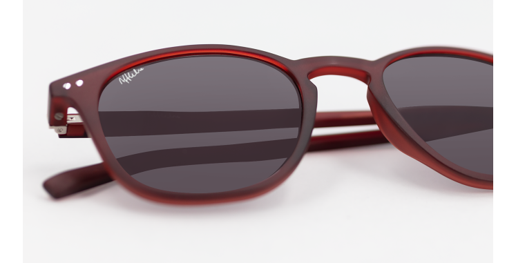 Lunettes de vue FORTY solaire Bordeaux +2.50 rouge