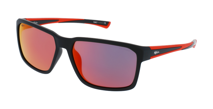 Lunettes de soleil homme TRAVIS noir - Vue de face