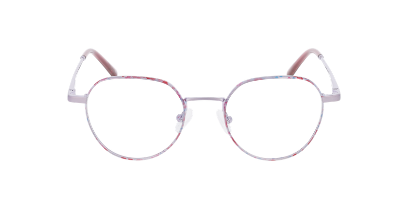 Lunettes de vue femme JOY écaille/rose - Vue de face