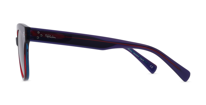 Lunettes de soleil femme DEVI violet - Vue de face