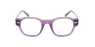 Lunettes de vue CARACTERES FIL D'OR AUTHENTIQUE violet