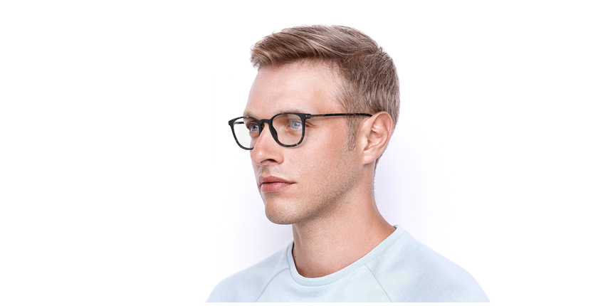 Lunettes de vue homme MAGIC 181 écaille/bleu - Vue de face