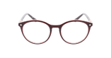 Lunettes de vue femme MAGIC257 marron/rose - Vue de face