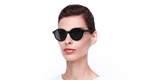 Lunettes de soleil femme BA5001S noir - vue de 3/4