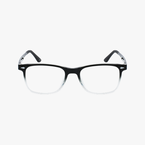 Lunettes de vue homme BASTIAN noir/blanc Vue de face