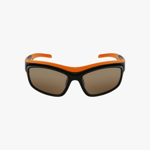 Lunettes de soleil Piment noir/orange Vue de face