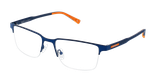 Lunettes de vue homme BENOIT bleu - Vue de face