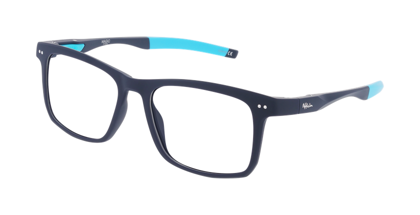 Lunettes de vue homme MAGIC268 bleu - Vue de face