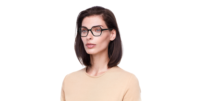 Lunettes de vue femme RZERO43 noir - Vue de face