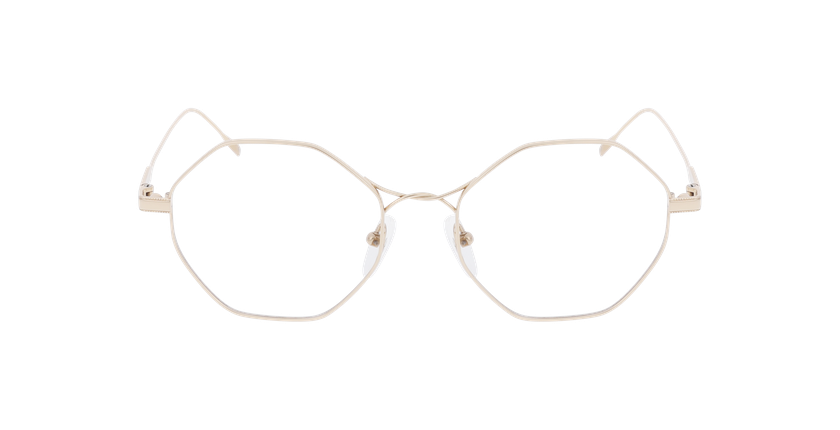 Lunettes de vue femme MAGIC232 dorée - Vue de face