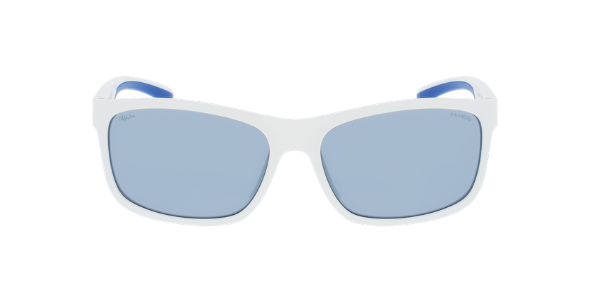 Lunettes de soleil SAIL POLARIZED blanc/bleu - Vue de face