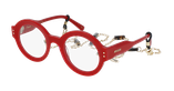 Lunettes de vue femme CARACTÈRES PERSPICACE rouge - Vue de face