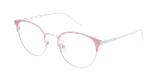 Lunettes de vue femme MAGIC231 rose/argenté - Vue de face