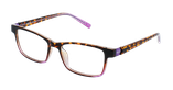 Lunettes de vue femme RITA écaille violet - Vue de face