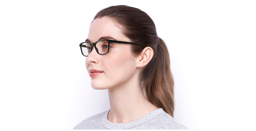 Lunettes de vue femme RZERO6 écaille - vue de 3/4