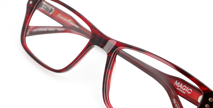 Lunettes de vue homme CARACTÈRES ALTRUISTE rouge