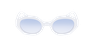 Lunettes de soleil femme LUZIA blanc