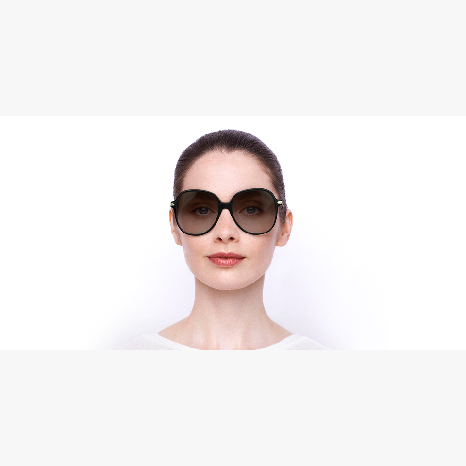 Lunettes de soleil femme VB613S noir - Vue de face