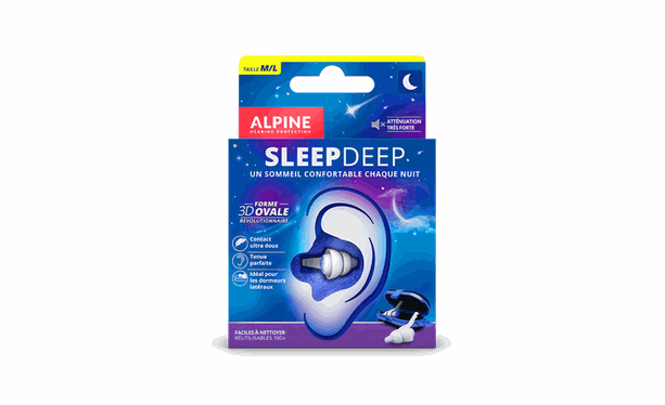Protection Auditive SLEEPDEEP - Vue de face
