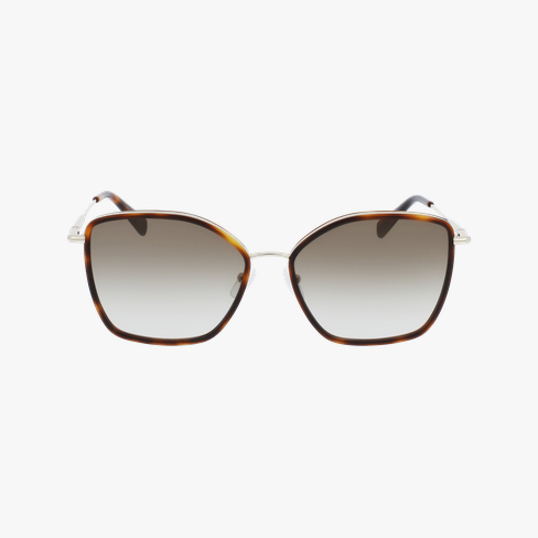 Lunettes de soleil femme LO685S dorée Vue de face