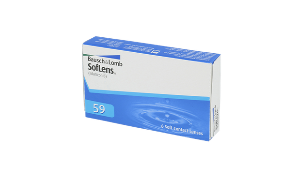 Lentilles de contact SofLens 59 6L - Vue de face