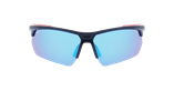 Lunettes de soleil VERNON POLARIZED bleu - Vue de face