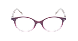 Lunettes de vue enfant ISALINE violet - Vue de face