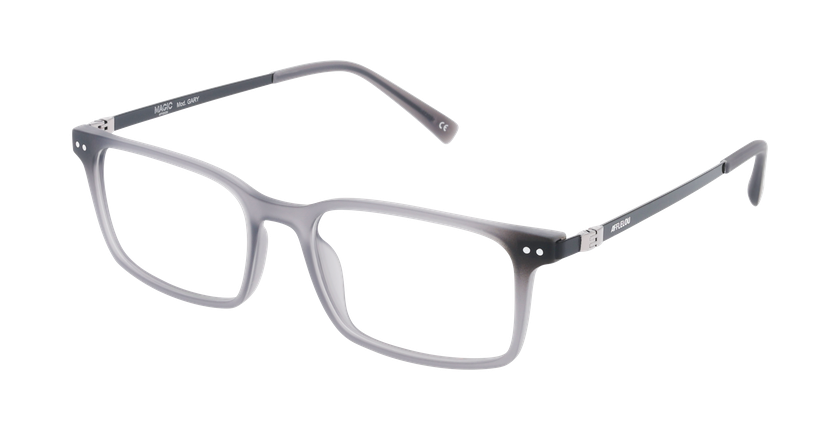 Lunettes de vue homme GARY gris/noir - Vue de face