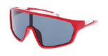 Lunettes de soleil enfant LAURIAN POLARIZED rouge - Vue de face