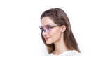 Lunettes de soleil femme AMBRA argenté - Vue de face