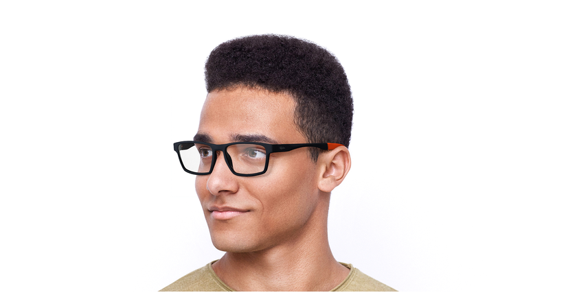 Lunettes de vue homme MAGIC 188 bleu/orange - Vue de face