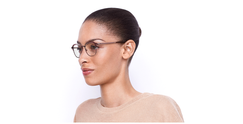 Lunettes de vue femme MAGIC 200 rose - Vue de face