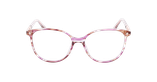 Lunettes de vue femme MAGIC258 violet/rose - Vue de face