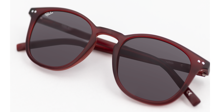 Lunettes de vue FORTY solaire Bordeaux +1.50 rouge