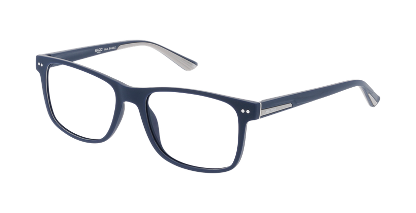 Lunettes de vue homme BASILE bleu - Vue de face