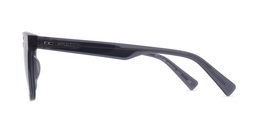 Lunettes de soleil homme KERIAN cristal/gris - Vue de face